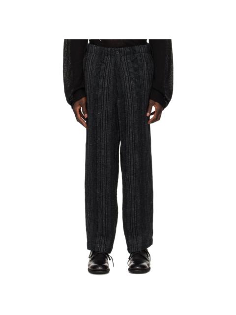 Yohji Yamamoto Black Coin Pocket Trousers