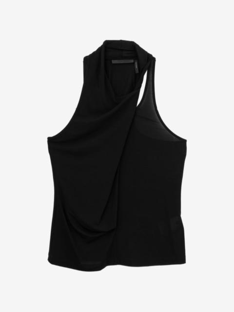 Helmut Lang draped halterneck top