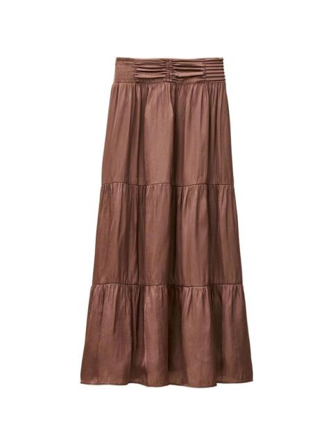 ba&sh Camyla tiered maxi skirt