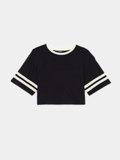 SPLITS59 Djuna Oversized Crop Jersey Tee