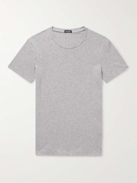 ZEGNA Cotton-Blend Jersey T-Shirt