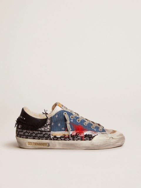 Golden Goose Super-Star LAB sneakers with patchwork and shearling lining