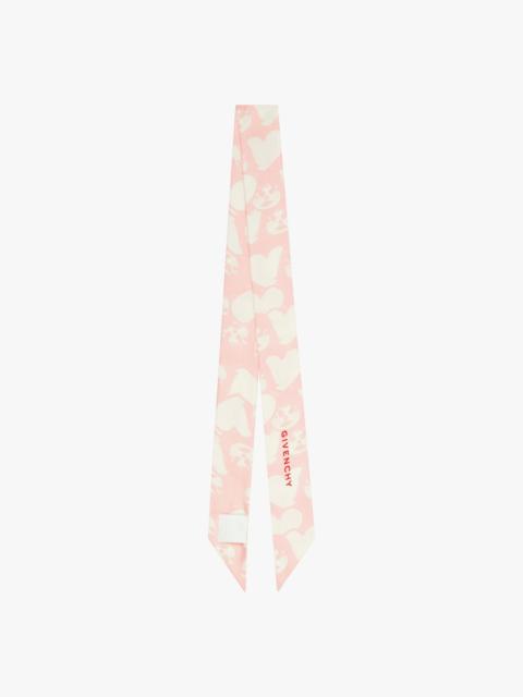 Givenchy SCARF IN SILK WITH TAG EFFECT PRINTS