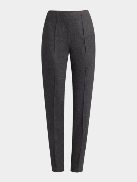 GIORGIO ARMANI Cashmere Flannel Slim-Leg Ankle Trousers