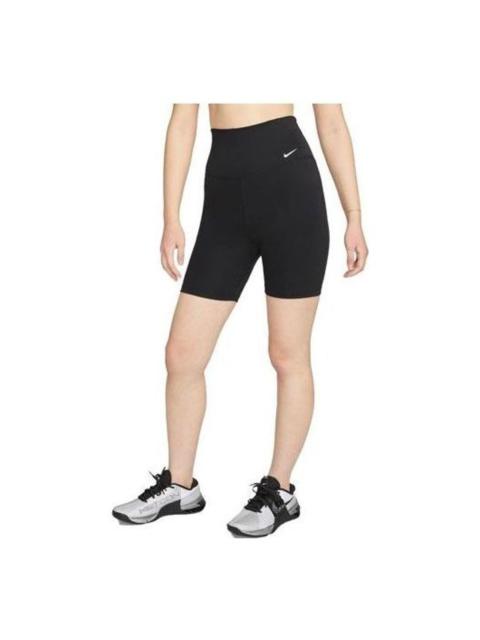 (WMNS) Nike Dri-Fit One High-Waisted 18-Centimeter Cycling Shorts 'Black' DV9023-010