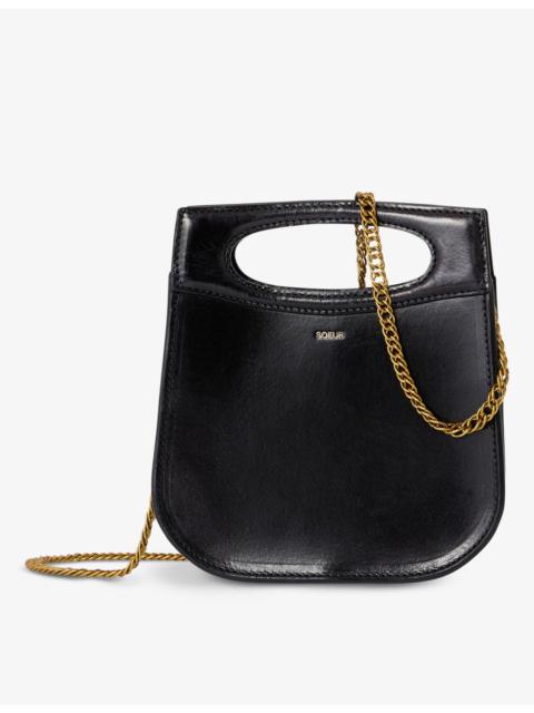 soeur Cheri Mini leather tote bag
