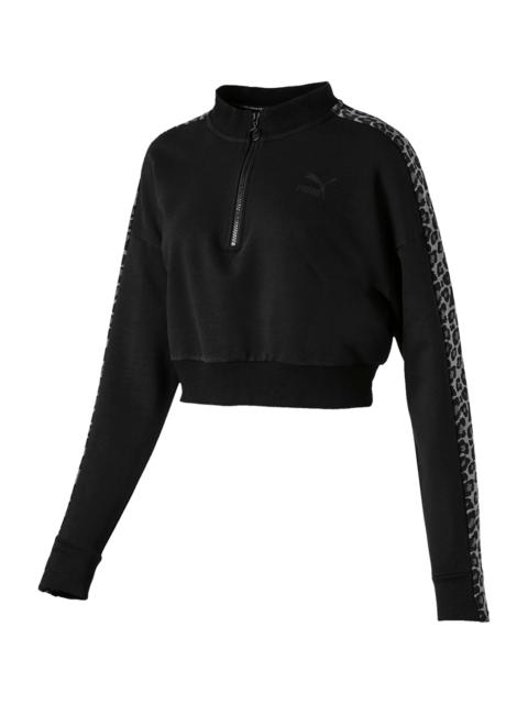 PUMA Wild Pack T7 Cropped Crew Track Top Jacket 578468 01