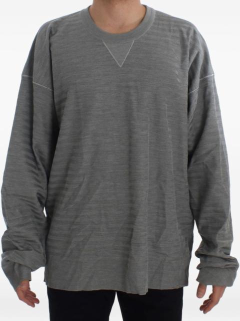 Dolce & Gabbana chevron-knit crew-neck sweater