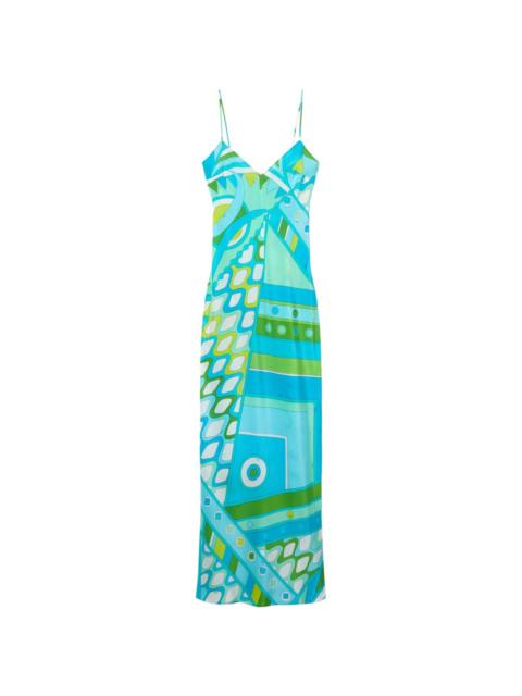 PUCCI Vivara-print silk maxidress