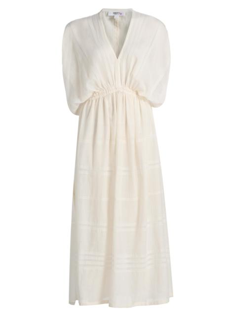 lemlem Women's Leila Striped Cotton Midi-Dress - Lacee Cream
