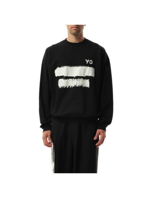 Y-3 Unisex Pun Logo Sweatshirt in Black