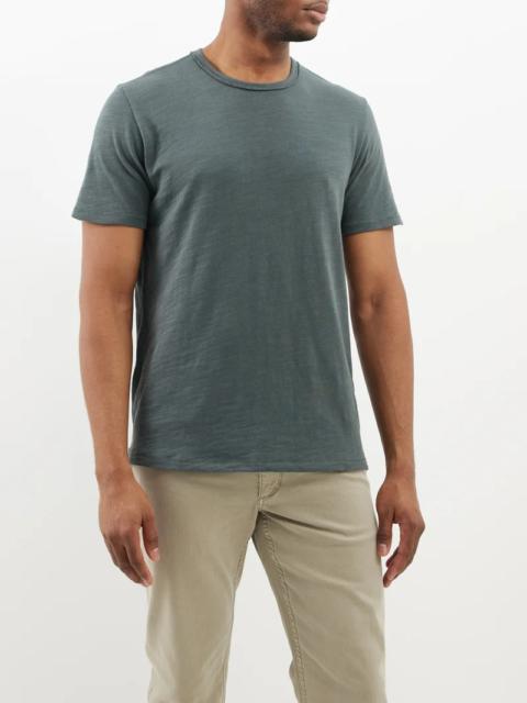 Marl-cotton T-shirt