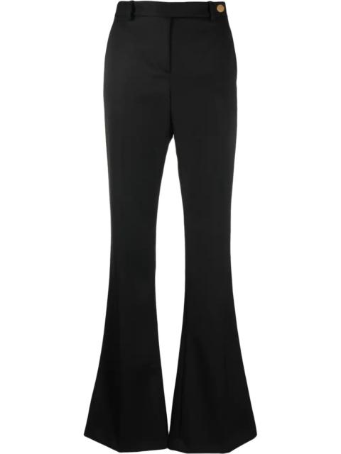 VERSACE high-waisted flared trousers