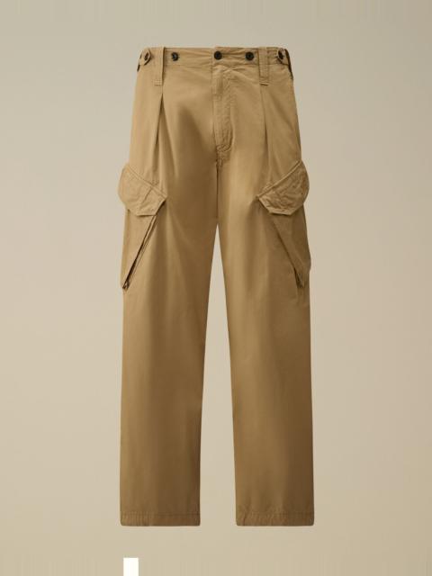 C.P. Company Cotton Gabardine Loose Cargo Pants