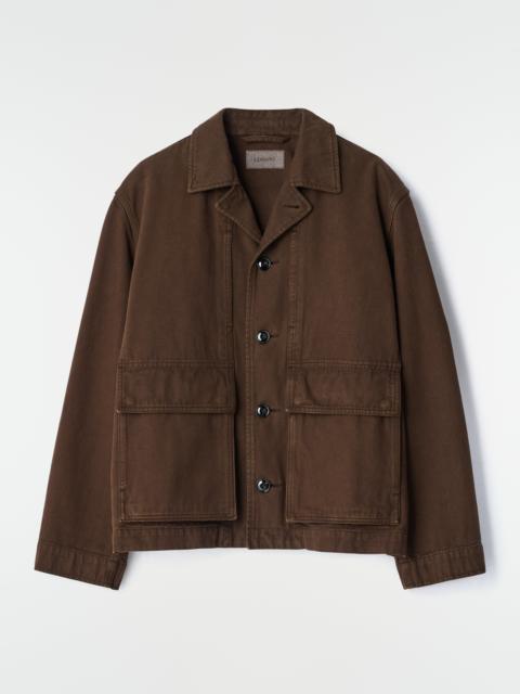 Lemaire BOXY JACKET IN HEAVY GARMENT-DYED BROKEN TWILL