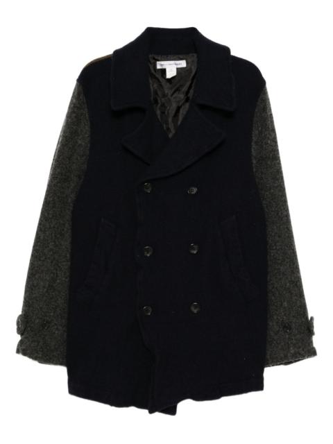 Comme des Garçons SHIRT contrast panelled coat