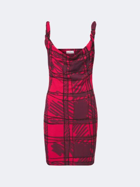 Vivienne Westwood Anna draped printed cotton minidress