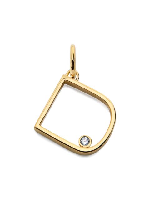MONICA VINADER Initial D solitaire-diamond pendant