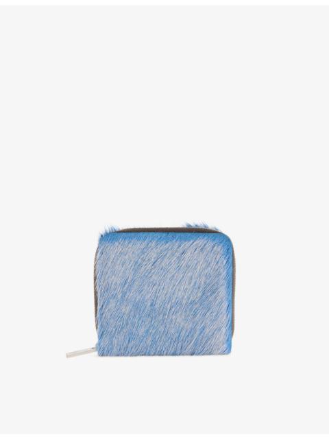 Rick Owens Zipped Leather Hair Wallet
