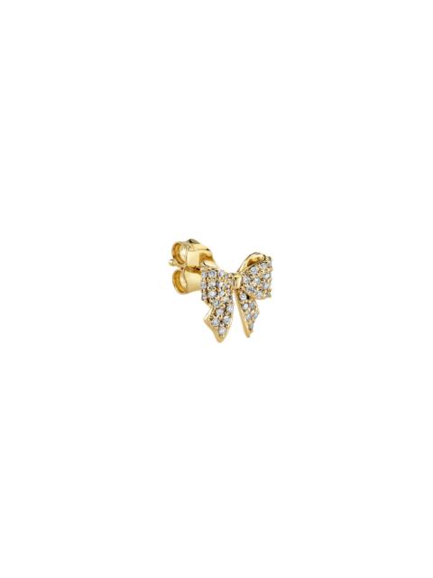 SYDNEY EVAN Women's 14K Yellow Gold & 0.12 TCW Diamond Bow Stud Earring - Yellow Gold