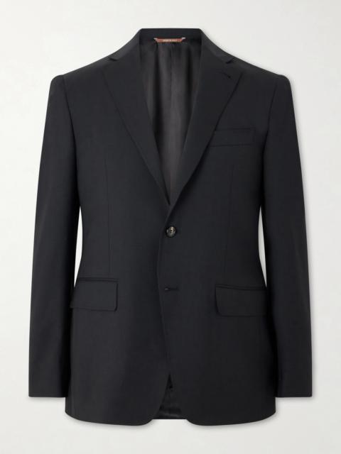 Canali Kei Wool-Blend Twill Suit Jacket