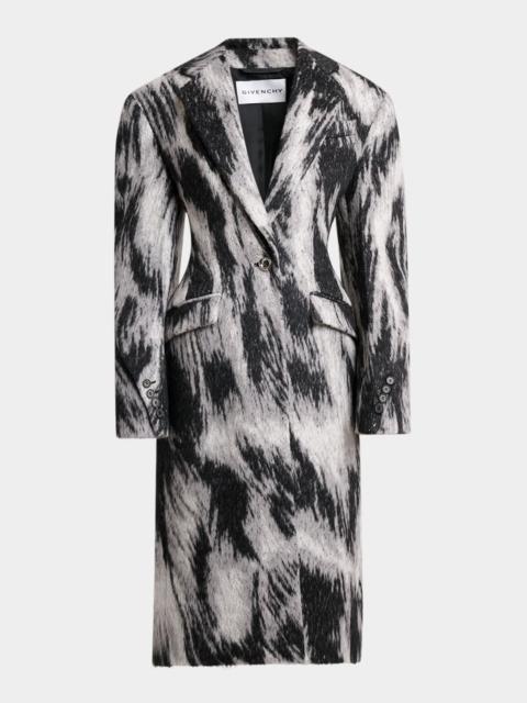 Givenchy Animal Cocoon Coat