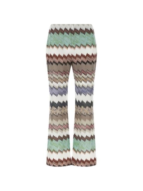 Missoni snake elastic-waistband trousers
