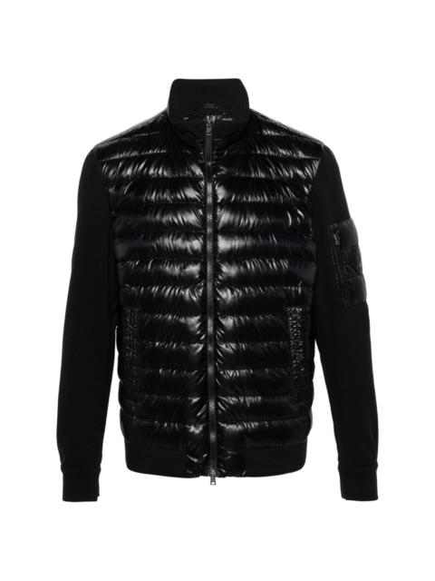 down-feather panelled jacket