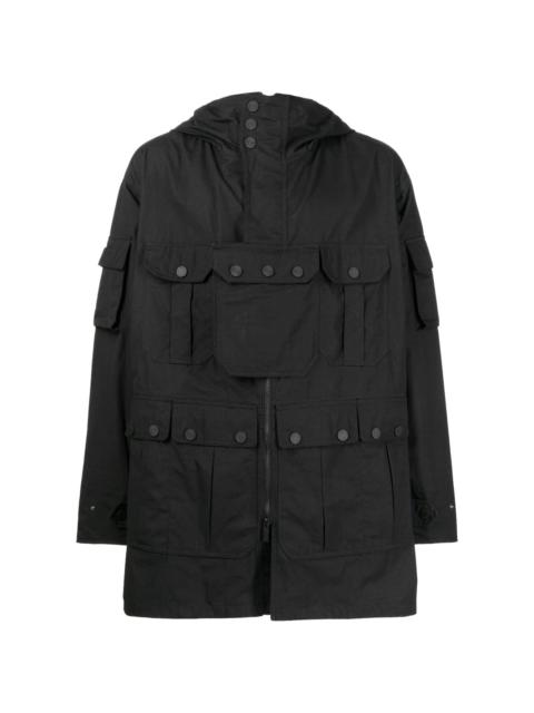 multi-pocket hooded jacket
