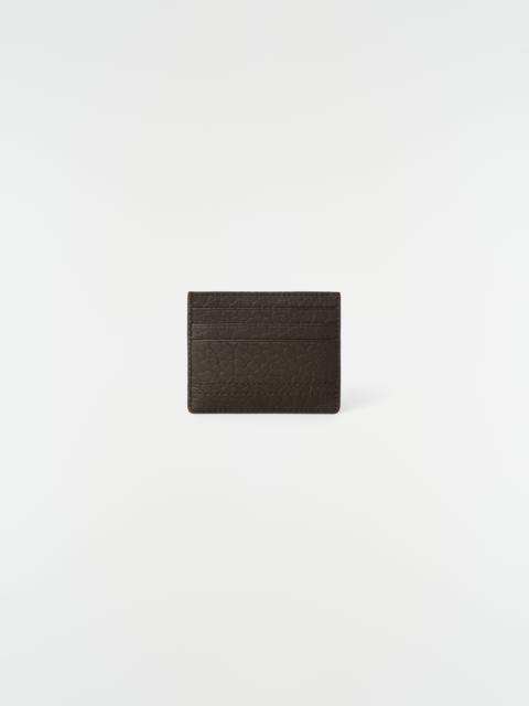 Lemaire GEAR CARD HOLDER IN BUBBLE LAMBSKIN