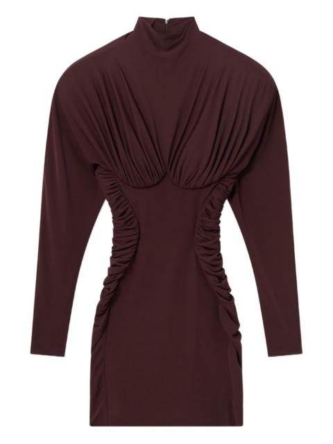 Stella McCartney high-neck ruched mini dress