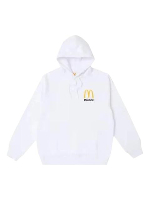 PALACE Palace x McDonald's Logo Hoodie 'White' P25CS175