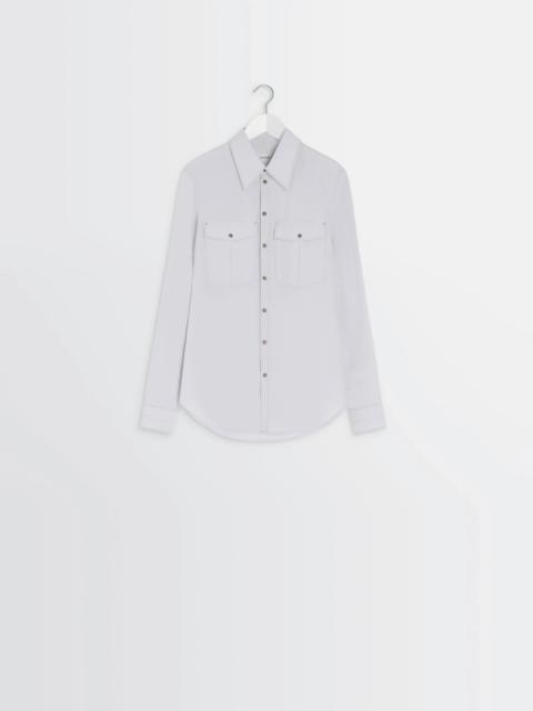 CHEST-POCKET FITTED SHIRT