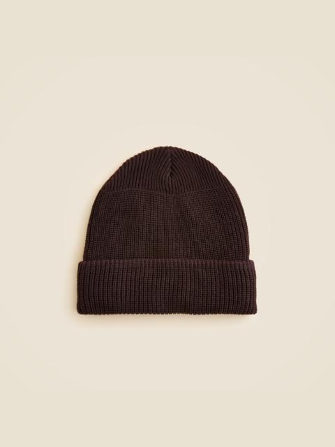 J.CREW Ribbed beanie in cotton