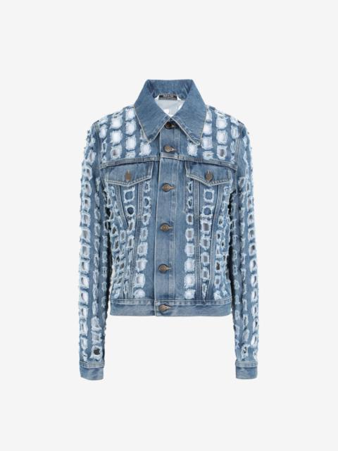 Maison Margiela Punched holes denim jacket