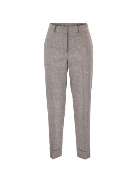 PESERICO belt-loops trousers