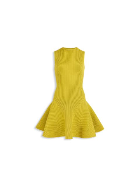 Alaïa RIBBED SKATER DRESS