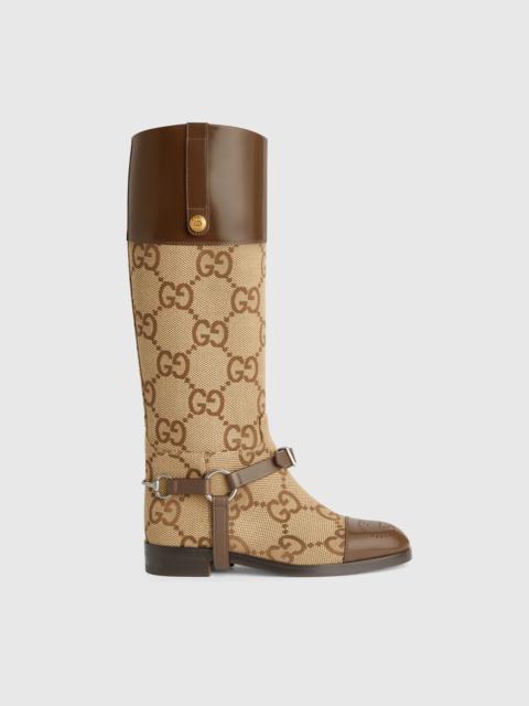 GUCCI Knee-high boot with harness