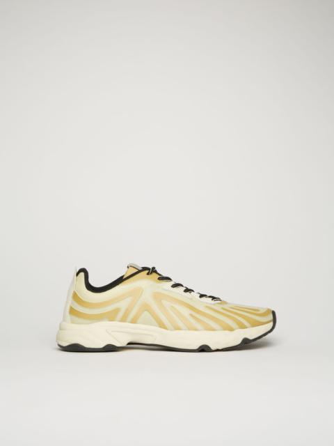 Acne Studios Trail trainers off white/gold/beige