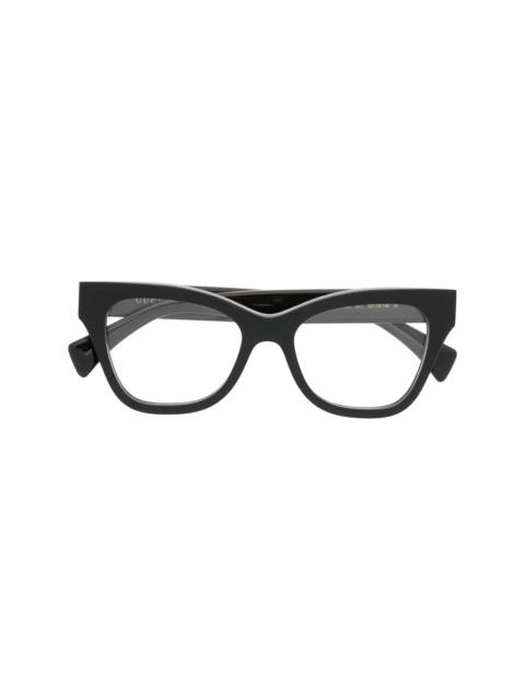 GUCCI cat-eye frame logo glasses