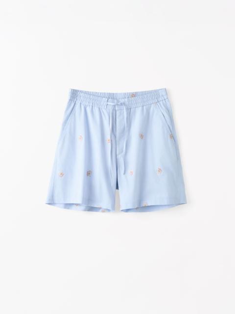 TIGER OF SWEDEN Twolum NP Printed Cotton Shorts