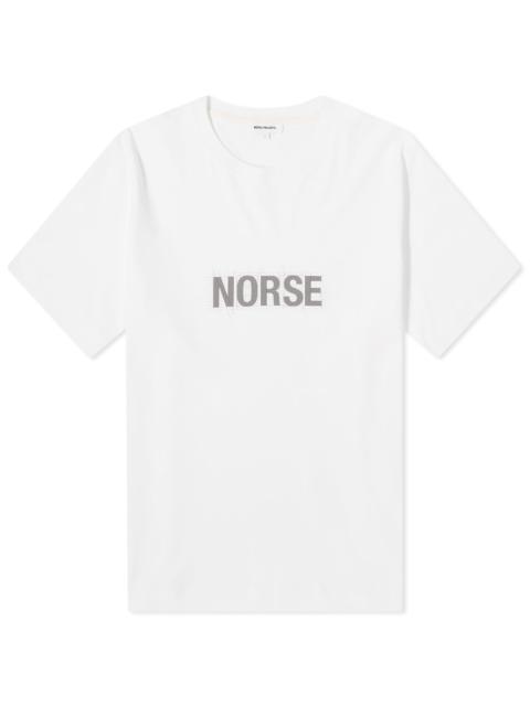 NORSE PROJECTS Norse Projects Jakob Organic Interlock Grid Print T-Shirt