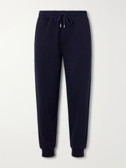 SLOWEAR Zanone Tapered Cotton and Cashmere-Blend Jersey Sweatpants Blue