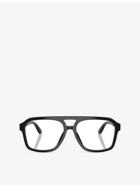 Dolce & Gabbana DG3452 Square-Frame Acetate Eyeglasses