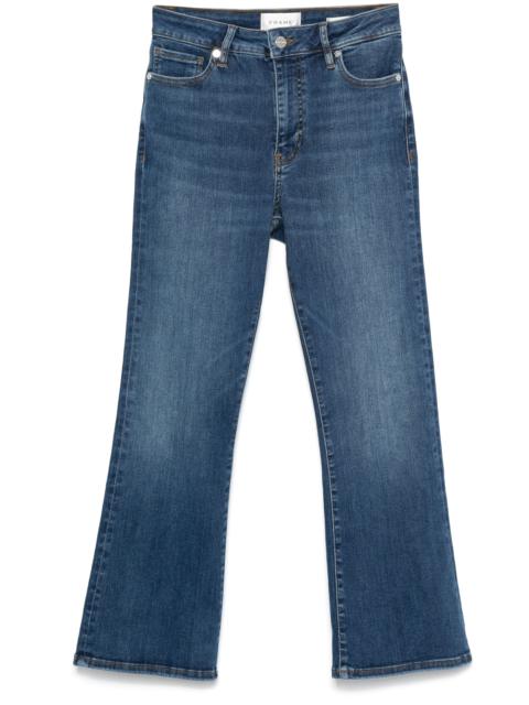 FRAME Cropped Bootcut Jeans