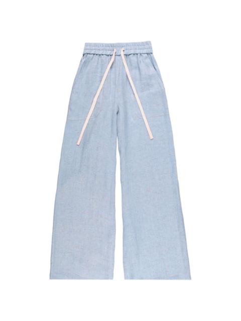 TWP Main St. drawstring-detail pants