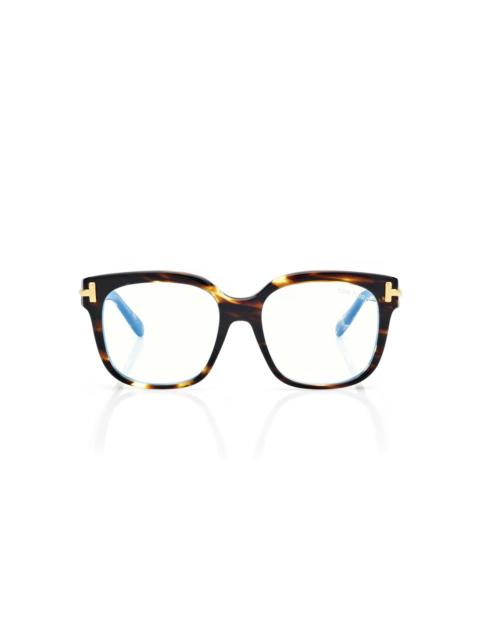 TOM FORD ICON BLUE BLOCK SQUARE OPTICALS