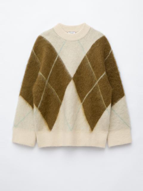 & Other Stories Mohair-Blend Jacquard Jumper