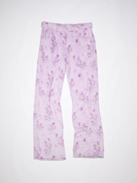 Acne Studios Teddy trousers - Orchid purple