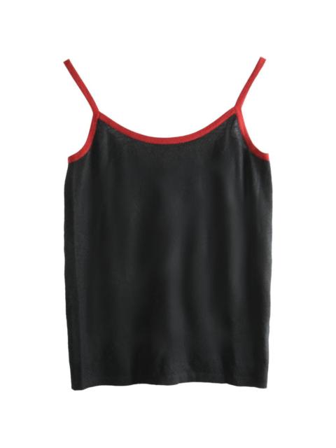 FRENCKENBERGER contrast-trim tank top